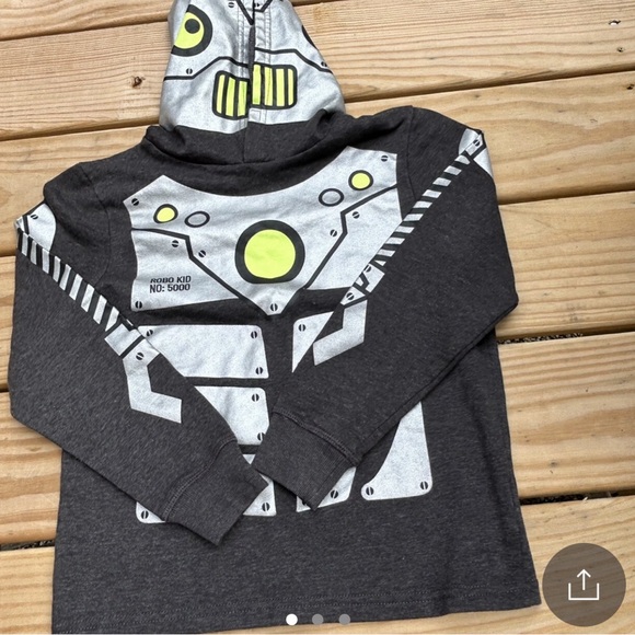 H&M metallic robot sweater - Picture 1 of 3
